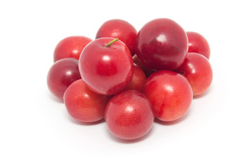 Ripe plum fruit