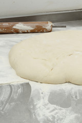Making of bakery products in bakery shop