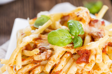 Fresh made Pasta Bake
