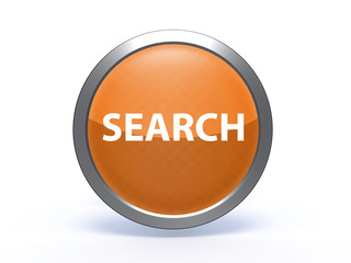 search circular icon on white background