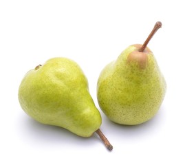 Pears isolated on white background