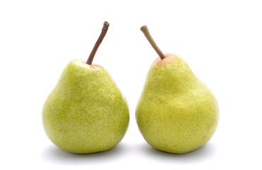 Pears isolated on white background