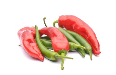 Red peppers and chili peppers