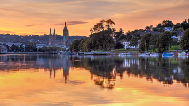 Truro Cornwall England Sunset