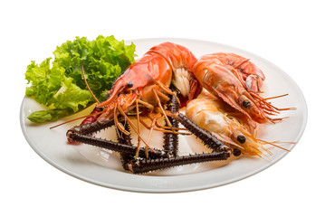 Giant Freshwater Prawn and king prawns