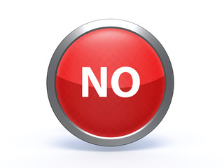 no circular icon on white background