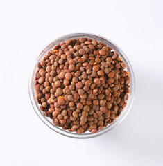 Whole red lentils