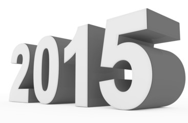 year 2015 white-gray