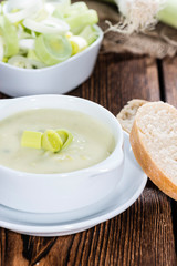 Portion of Leek Soup