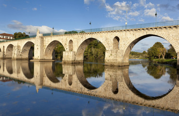 Fototapeta premium Bridge of Ponte da Barca, Portugal