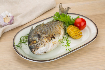 Grilled dorado