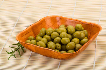 Green olives