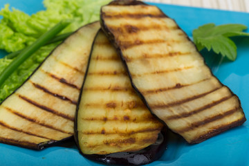 Grilled eggplants