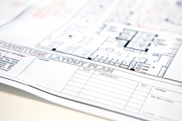 architectural technical project drawing plan