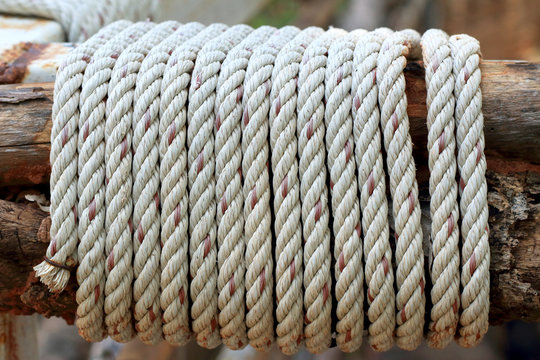 Old rope background texture
