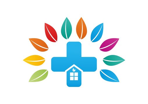 Healthy house icon