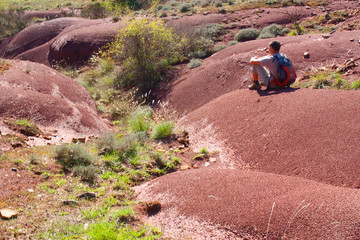 Randonneur contemplatif