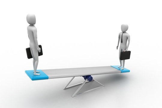 3d Peoples balancing