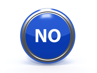 no circular icon on white background