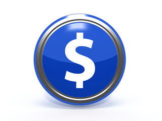 money circular icon on white background