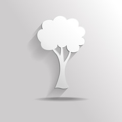 Trees flat icon