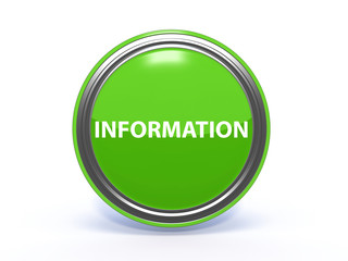 information circular icon on white background