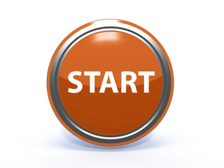 start circular icon on white background