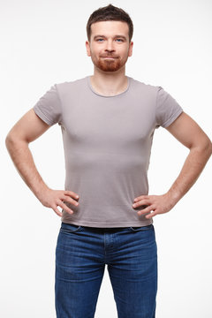 man in jeans and a T-shirt
