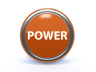 power circular icon on white background