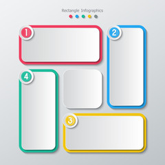 paper polygon infographics