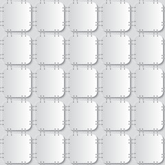 Naklejka premium stapled papers seamless pattern