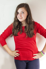 Beautiful teenage girl