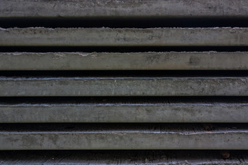 Stack of concrete blocks on the construction site.