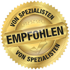 Von Spezialisten empfohlen