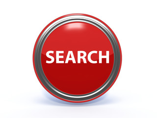 search circular icon on white background