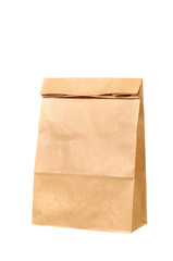 Brown Paper Bag isolate on white background