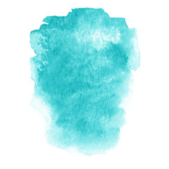 Colorful wet ink  spot, watercolor abstract hand painted texture