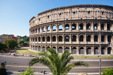 Fototapeta na wymiar The Colosseum, Rome - Italy
