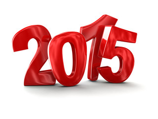 New Year 2015 (clipping path included)