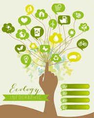 Ecology Infographic © elaborah