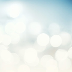 Vintage Christmas background with bokeh lights.