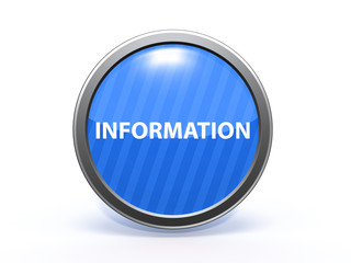 information circular icon on white background