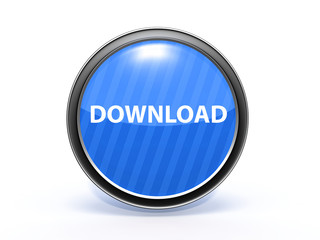 download circular icon on white background