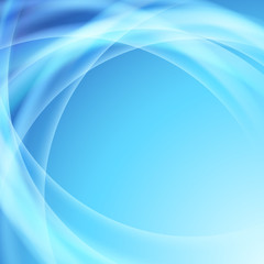 Blue swoosh glow electric lines background