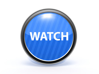 watch circular icon on white background