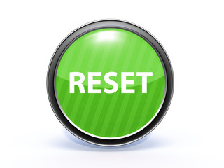 reset circular icon on white background