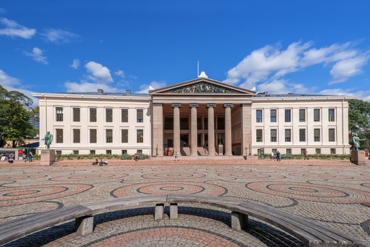 University of Oslo at summer day