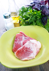 raw meat