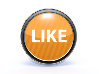like circular icon on white background