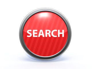 search circular icon on white background